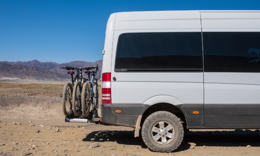 mercedes camper van off-road