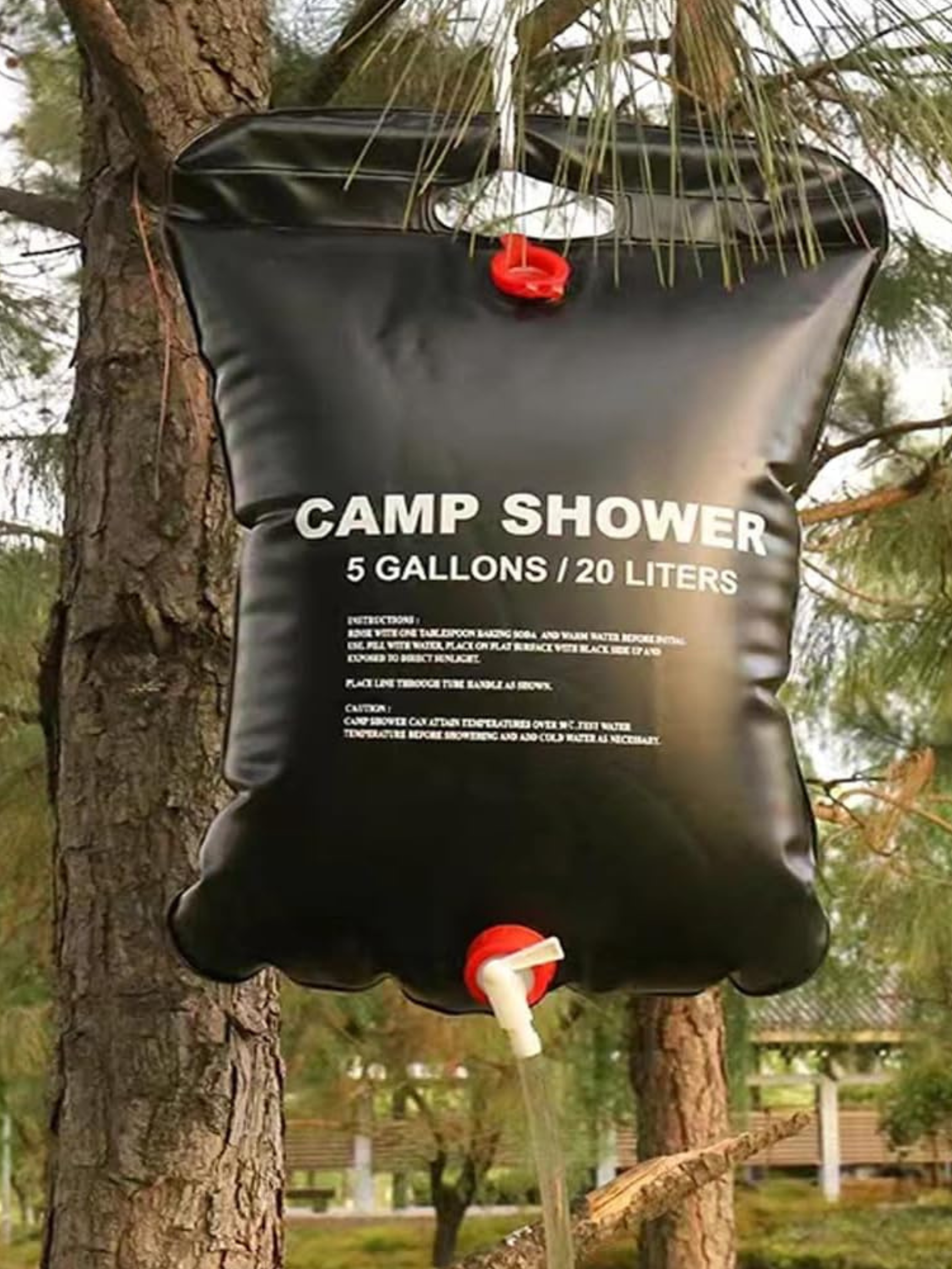 outdoor campground shower
