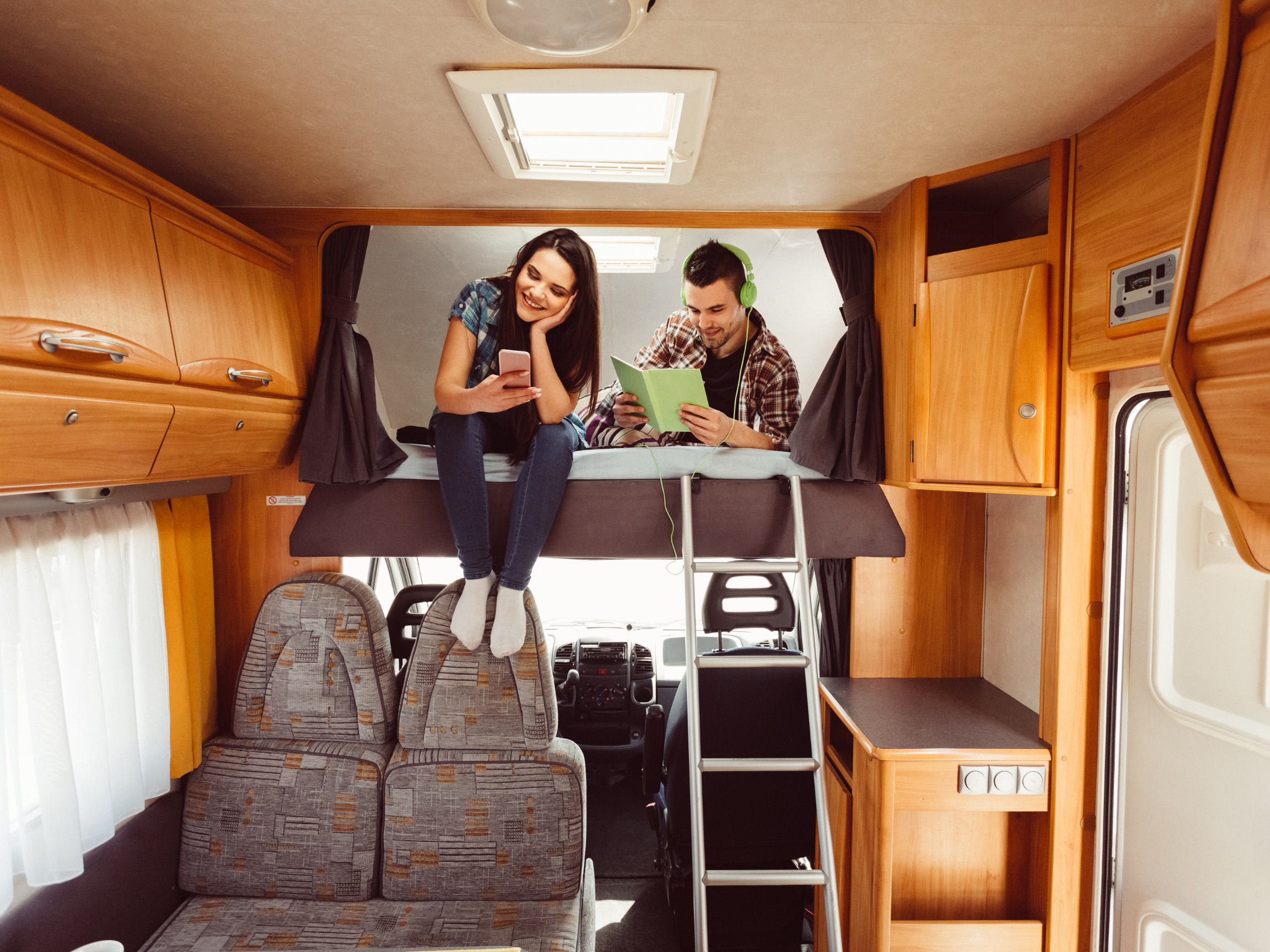 camper van conversion layout