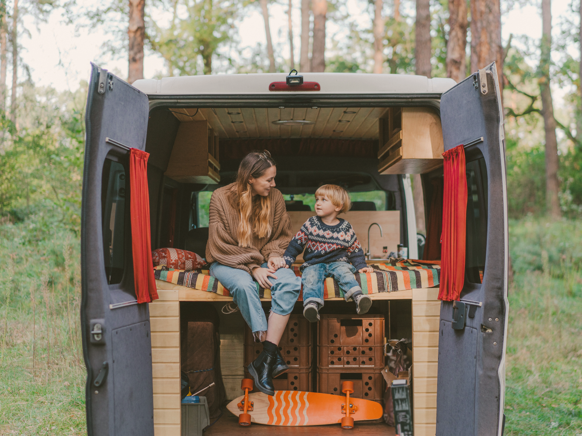 garage camper van storage ideas under bed