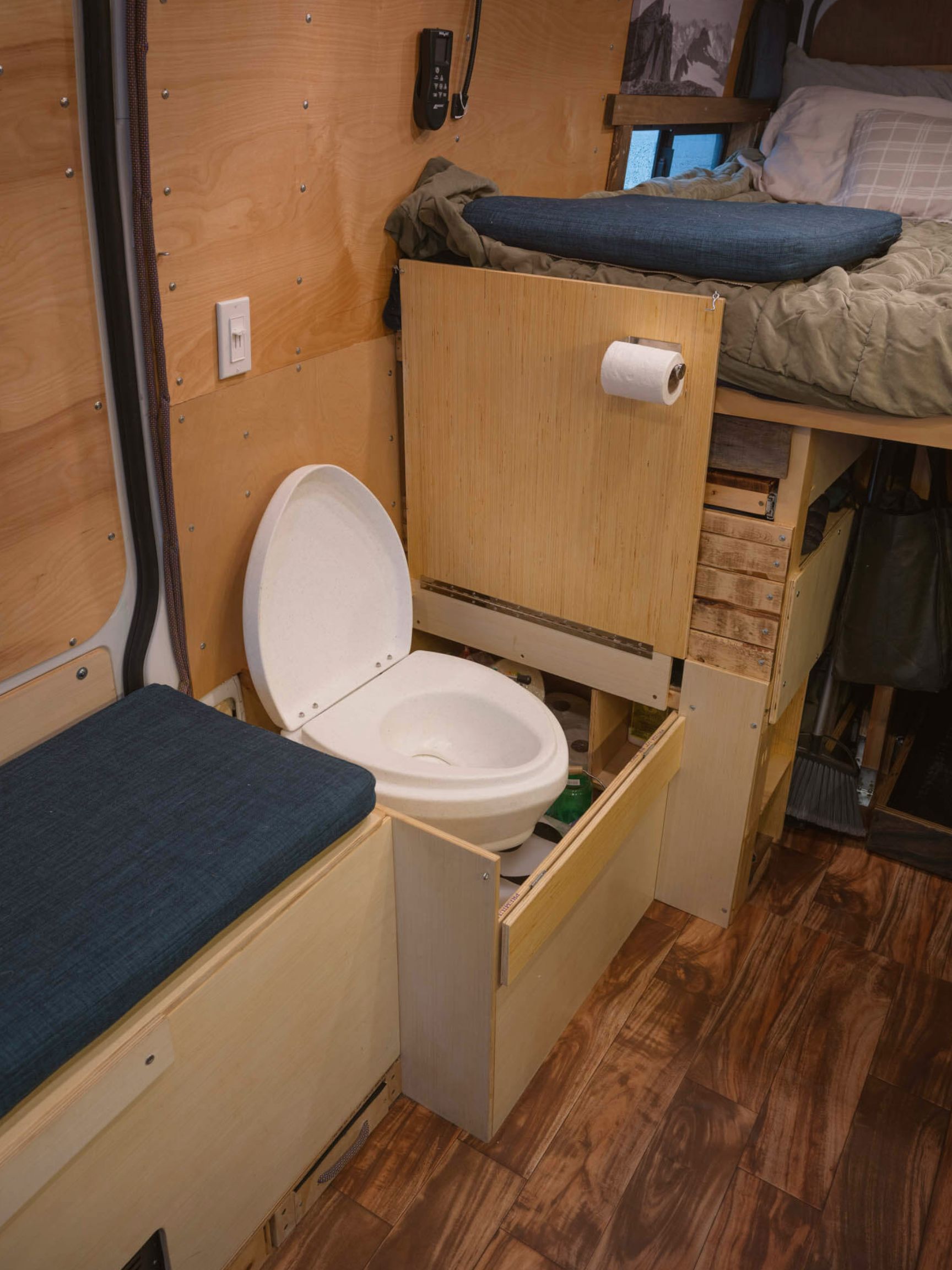 campervan conversion composting toilet