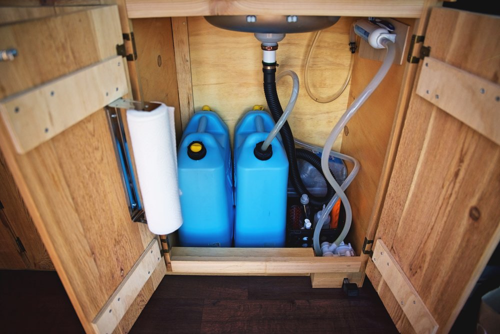 2 jug campervan water system