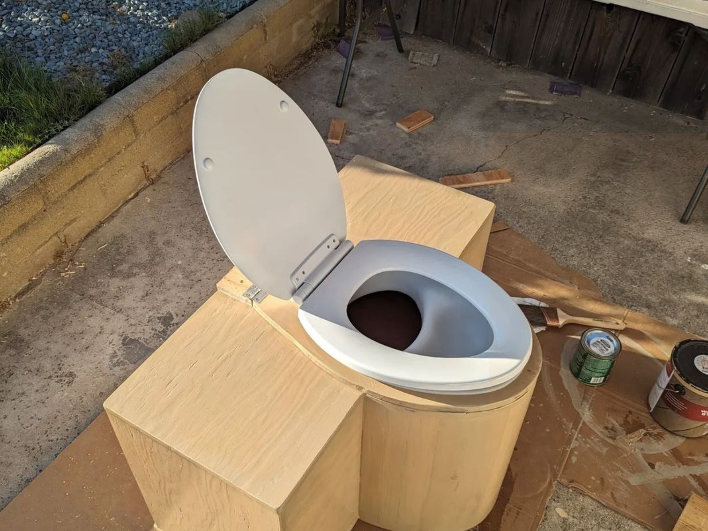 diy composting toilet