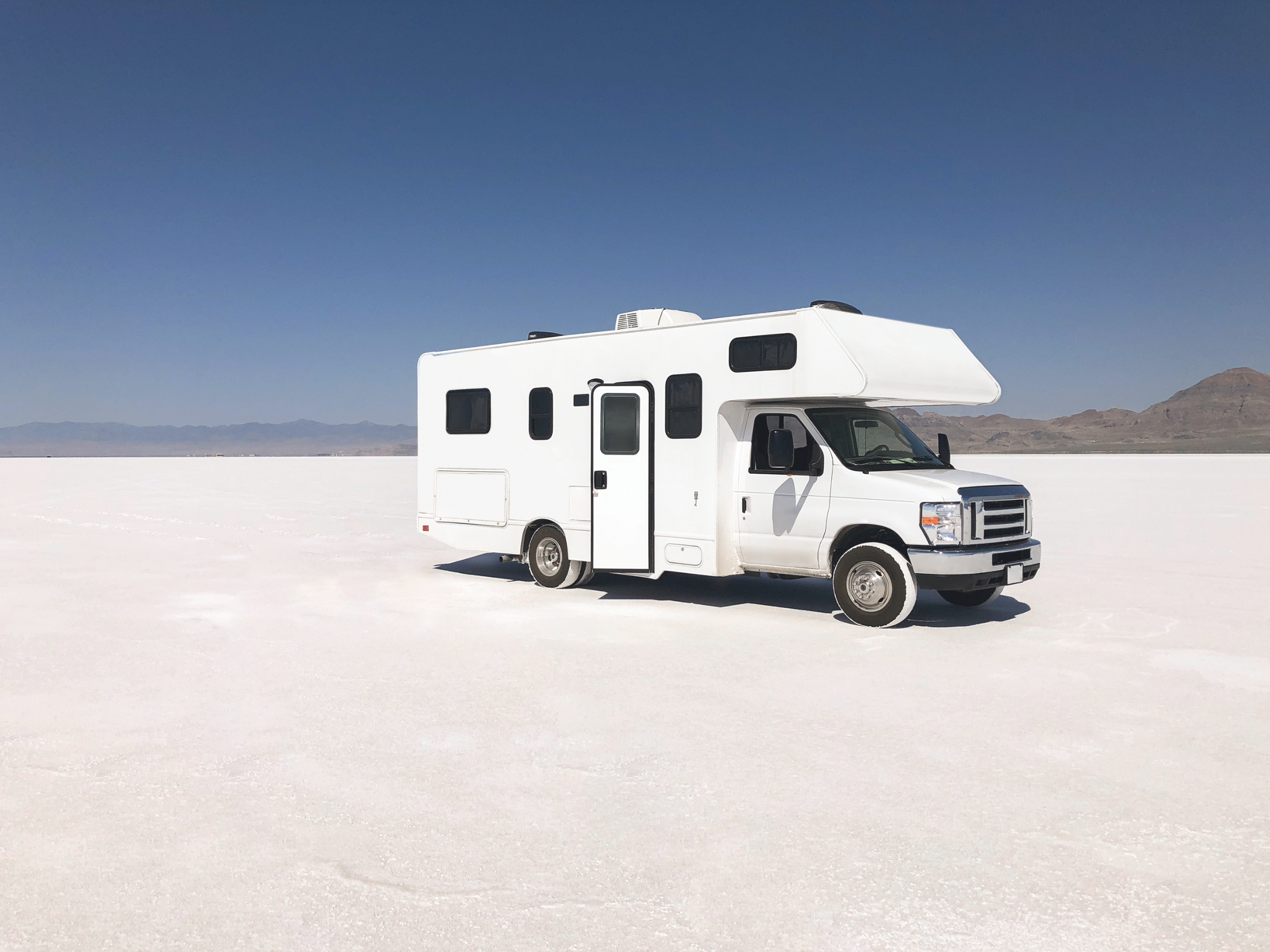 van conversion rental in salt flats utah