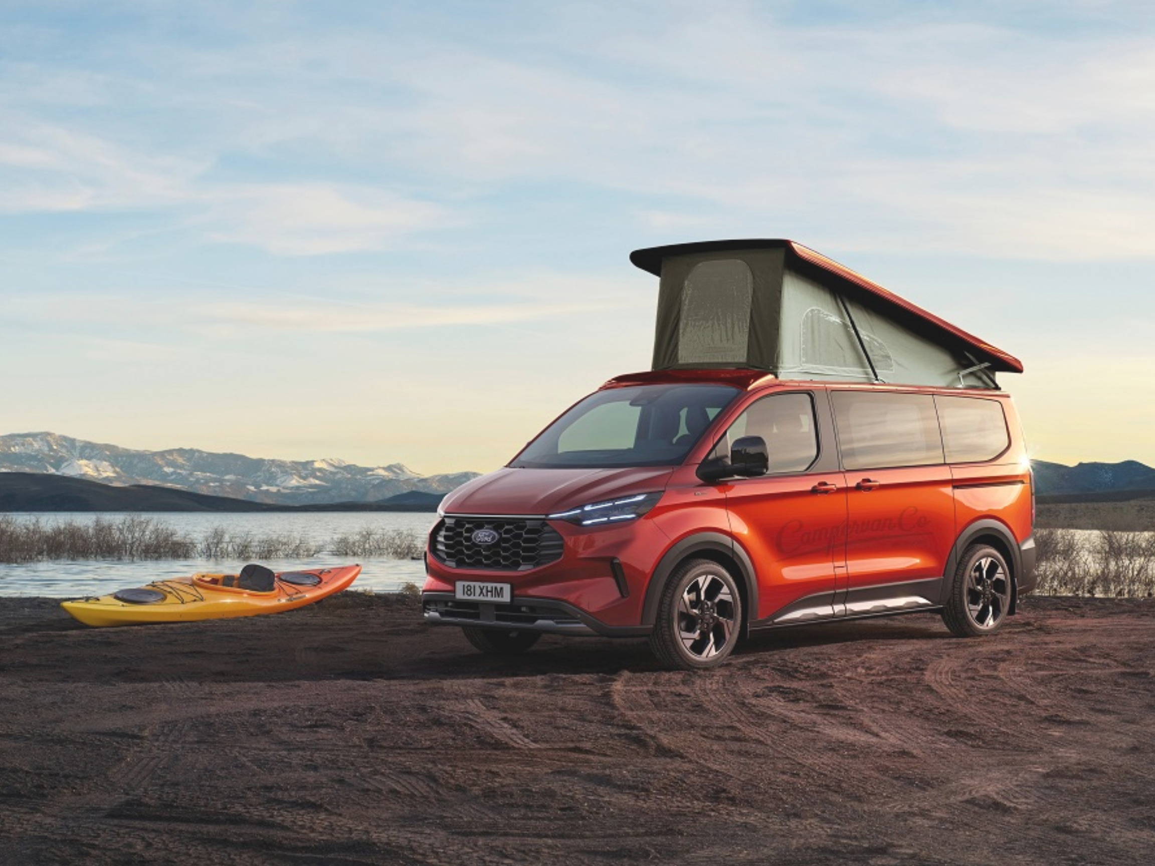 CampervanCo micro camper van at beach