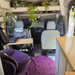 Inside towards front